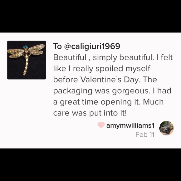 New! Dragonfly Rhinestone Brooch - Picture 8 of 8